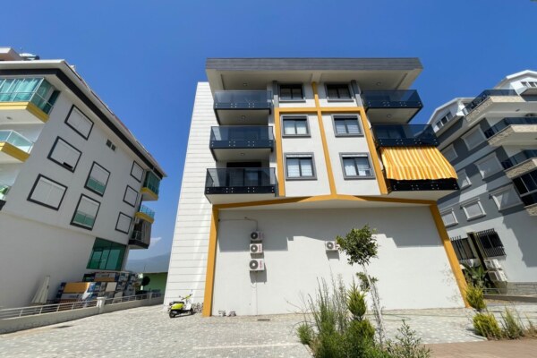 Our 1+1 Brand New Flat in Alanya Kestel, 150 Meters from the Sea, is for Sale