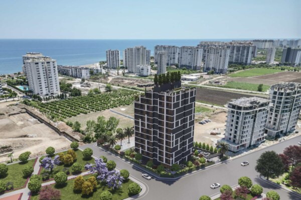 Flat Opportunity in Mersin Tece with 25% Down Payment and 10 Months Installments!