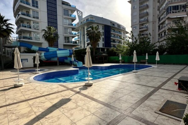 1+1 Apartment for Sale in Alanya Saray Neighborhood