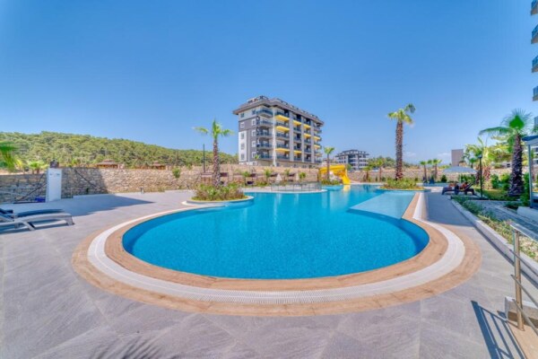 Apartment for Sale with Sea View in Alanya Avsallar