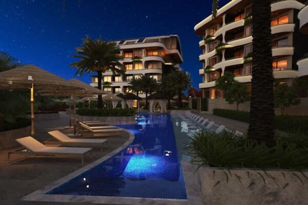 1+1 Apartment for Sale in Alanya Oba with 5 Months Payment Plan