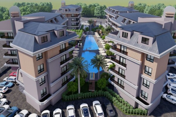 Apartments for Sale in Aina Garden Residence, Alanya Oba