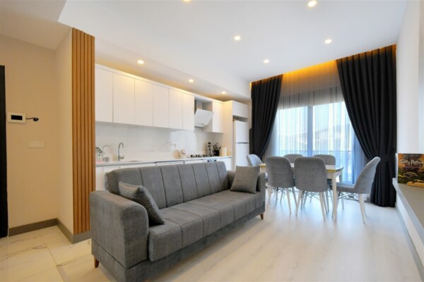 LARIN GARDEN | 2+1 APARTMENT IN AVSALLAR, HALF DOWN PAYMENT, THE REMAINDER IN INSTALLMENTS, READY TO MOVE IN.