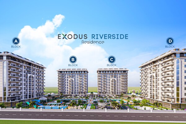1+1 Apartment for Sale in Alanya Demirtaş | Residence | 52 m²